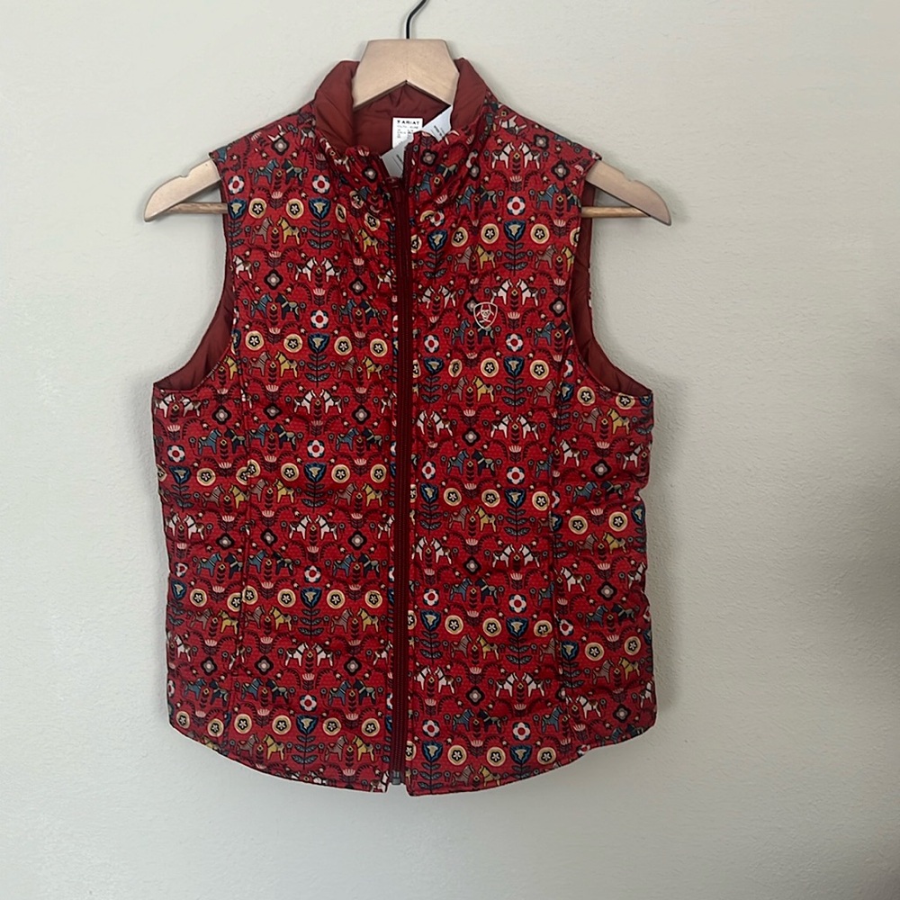 Ariat youth reversible girls vest. NWT